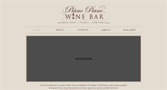 Desktop Screenshot of pianopianowinebar.com